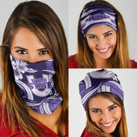 Utah State Polynesian Heritage Neck Gaiter Floral Tribal Pattern Tropical Flowers LT05 - Polynesian Pride