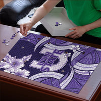 Utah State Polynesian Heritage Puzzle Floral Tribal Pattern Tropical Flowers LT05 - Polynesian Pride