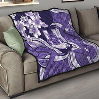 Utah State Polynesian Heritage Quilt Floral Tribal Pattern Tropical Flowers LT05 - Polynesian Pride