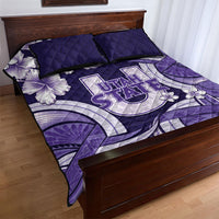 Utah State Polynesian Heritage Quilt Bed Set Floral Tribal Pattern Tropical Flowers LT05 - Polynesian Pride