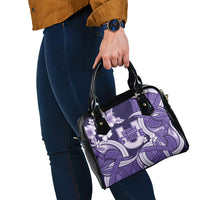 Utah State Polynesian Heritage Shoulder Handbag Floral Tribal Pattern Tropical Flowers LT05 - Polynesian Pride