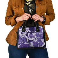 Utah State Polynesian Heritage Shoulder Handbag Floral Tribal Pattern Tropical Flowers LT05 - Polynesian Pride