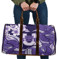 Utah State Polynesian Heritage Travel Bag Floral Tribal Pattern Tropical Flowers LT05 Purple - Polynesian Pride