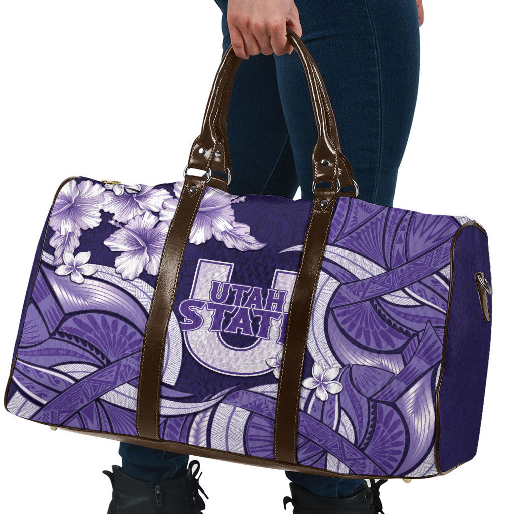 Utah State Polynesian Heritage Travel Bag Floral Tribal Pattern Tropical Flowers LT05 - Polynesian Pride