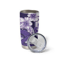 Utah State Polynesian Heritage Tumbler Cup Floral Tribal Pattern Tropical Flowers LT05 - Polynesian Pride