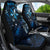 Hawaii Makahiki Season Car Seat Cover Floral Tribal Tattoo Blue Galaxy