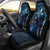 Hawaii Makahiki Season Car Seat Cover Floral Tribal Tattoo Blue Galaxy