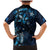 Hawaii Makahiki Season Family Matching Mermaid Dress and Hawaiian Shirt Floral Tribal Tattoo Blue Galaxy