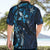 Hawaii Makahiki Season Hawaiian Shirt Floral Tribal Tattoo Blue Galaxy