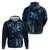 Hawaii Makahiki Season Hoodie Floral Tribal Tattoo Blue Galaxy