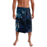 Hawaii Makahiki Season Lavalava Floral Tribal Tattoo Blue Galaxy LT05 Blue - Polynesian Pride