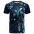 Hawaii Makahiki Season T Shirt Floral Tribal Tattoo Blue Galaxy