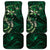 Hawaii Makahiki Season Car Mats Floral Tribal Tattoo Green Galaxy