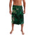 Hawaii Makahiki Season Lavalava Floral Tribal Tattoo Green Galaxy