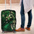 Hawaii Makahiki Season Luggage Cover Floral Tribal Tattoo Green Galaxy