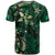 Hawaii Makahiki Season T Shirt Floral Tribal Tattoo Green Galaxy