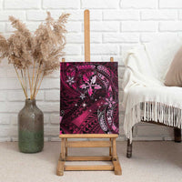 Hawaii Makahiki Season Canvas Wall Art Floral Tribal Tattoo Pink Galaxy LT05 - Polynesian Pride