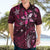 Hawaii Makahiki Season Hawaiian Shirt Floral Tribal Tattoo Pink Galaxy