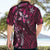 Hawaii Makahiki Season Hawaiian Shirt Floral Tribal Tattoo Pink Galaxy