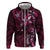 Hawaii Makahiki Season Hoodie Floral Tribal Tattoo Pink Galaxy