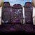 Hawaii Makahiki Season Back Car Seat Cover Floral Tribal Tattoo Purple Galaxy