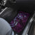 Hawaii Makahiki Season Car Mats Floral Tribal Tattoo Purple Galaxy