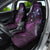 Hawaii Makahiki Season Car Seat Cover Floral Tribal Tattoo Purple Galaxy