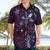 Hawaii Makahiki Season Hawaiian Shirt Floral Tribal Tattoo Purple Galaxy