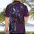 Hawaii Makahiki Season Hawaiian Shirt Floral Tribal Tattoo Purple Galaxy