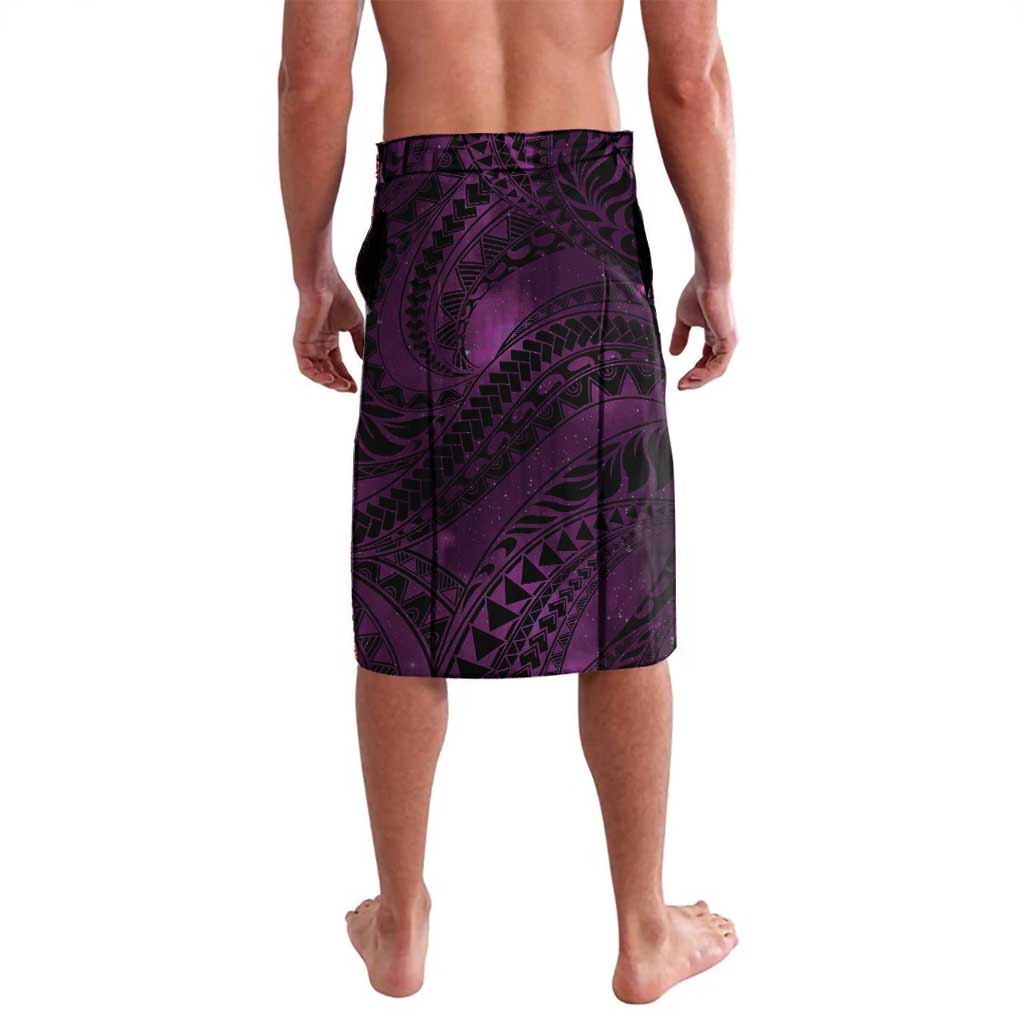 Hawaii Makahiki Season Lavalava Floral Tribal Tattoo Purple Galaxy LT05 - Polynesian Pride