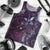 Hawaii Makahiki Season Men Tank Top Floral Tribal Tattoo Purple Galaxy