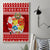 Tonga Christmas Canvas Wall Art Kilisimasi Fiefia Santas Coat Of Arms LT05 - Polynesian Pride