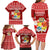 Personalized Tonga Christmas Family Matching Long Sleeve Bodycon Dress and Hawaiian Shirt Kilisimasi Fiefia Santas Coat Of Arms LT05 - Polynesian Pride