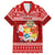 Personalized Tonga Christmas Family Matching Long Sleeve Bodycon Dress and Hawaiian Shirt Kilisimasi Fiefia Santas Coat Of Arms LT05 Dad's Shirt - Short Sleeve Red - Polynesian Pride