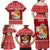 Personalized Tonga Christmas Family Matching Off Shoulder Maxi Dress and Hawaiian Shirt Kilisimasi Fiefia Santas Coat Of Arms LT05 - Polynesian Pride