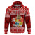 Personalized Tonga Christmas Hoodie Kilisimasi Fiefia Santas Coat Of Arms LT05 - Polynesian Pride