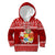 Personalized Tonga Christmas Kid Hoodie Kilisimasi Fiefia Santas Coat Of Arms LT05 Hoodie Red - Polynesian Pride