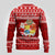 Personalised Tonga Christmas Ugly Christmas Sweater Kilisimasi Fiefia Santas Coat Of Arms LT05 - Polynesian Pride