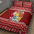 Tonga Christmas Quilt Bed Set Kilisimasi Fiefia Santas Coat Of Arms LT05 - Polynesian Pride