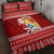 Tonga Christmas Quilt Bed Set Kilisimasi Fiefia Santas Coat Of Arms LT05 - Polynesian Pride