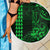 Hawaii Hauoli Makahiki Hou Beach Blanket Lono Hawaiian God Kakau Polynesian Tribal Green LT05 - Wonder Print Shop