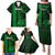 Personalized Hawaii Hauoli Makahiki Hou Family Matching Puletasi Dress and Hawaiian Shirt Lono Hawaiian God Kakau Polynesian Tribal Green LT05 - Polynesian Pride