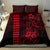 Hawaii Hauoli Makahiki Hou Bedding Set Lono Hawaiian God Kakau Polynesian Tribal Red LT05 - Polynesian Pride