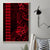 Hawaii Hauoli Makahiki Hou Canvas Wall Art Lono Hawaiian God Kakau Polynesian Tribal Red LT05 - Polynesian Pride