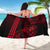 Hawaii Hauoli Makahiki Hou Sarong Lono Hawaiian God Kakau Polynesian Tribal Red LT05 - Polynesian Pride