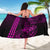 Hawaii Hauoli Makahiki Hou Sarong Lono Hawaiian God Kakau Polynesian Tribal Pink LT05 - Polynesian Pride