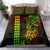 Hawaii Hauoli Makahiki Hou Bedding Set Lono Hawaiian God Kakau Polynesian Tribal Reggae LT05 - Polynesian Pride