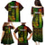 Personalized Hawaii Hauoli Makahiki Hou Family Matching Puletasi Dress and Hawaiian Shirt Lono Hawaiian God Kakau Polynesian Tribal Reggae LT05 - Polynesian Pride