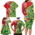 Custom Tonga Australia Rugby Family Matching Long Sleeve Bodycon Dress and Hawaiian Shirt Kangaroos And Tonga Mate Maa Together