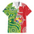 Custom Tonga Australia Rugby Family Matching Summer Maxi Dress and Hawaiian Shirt Kangaroos And Tonga Mate Maa Together